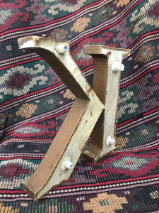 Rustic Stand-Alone Letter "K"