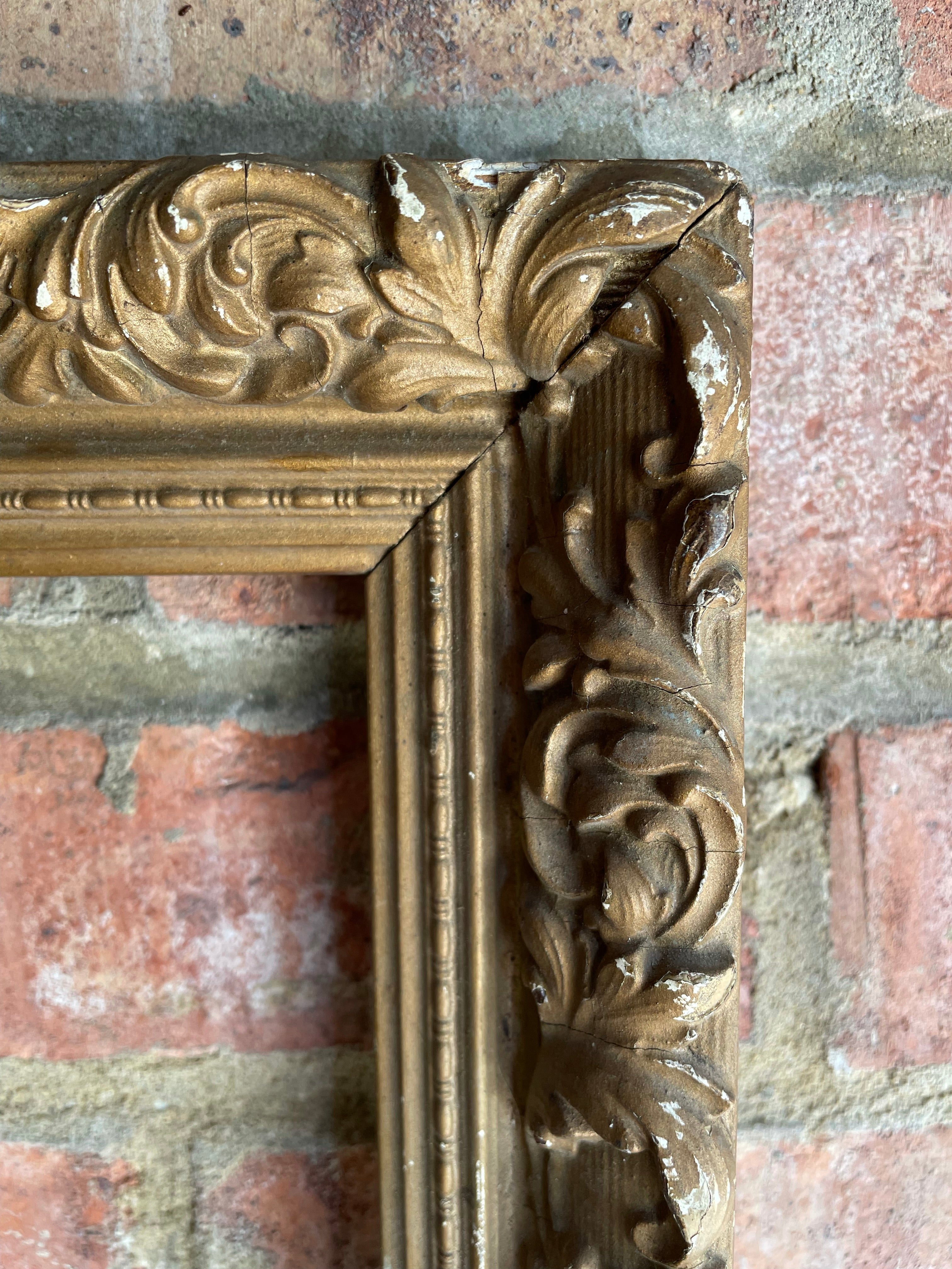 Decorative Carved Gilt Frame