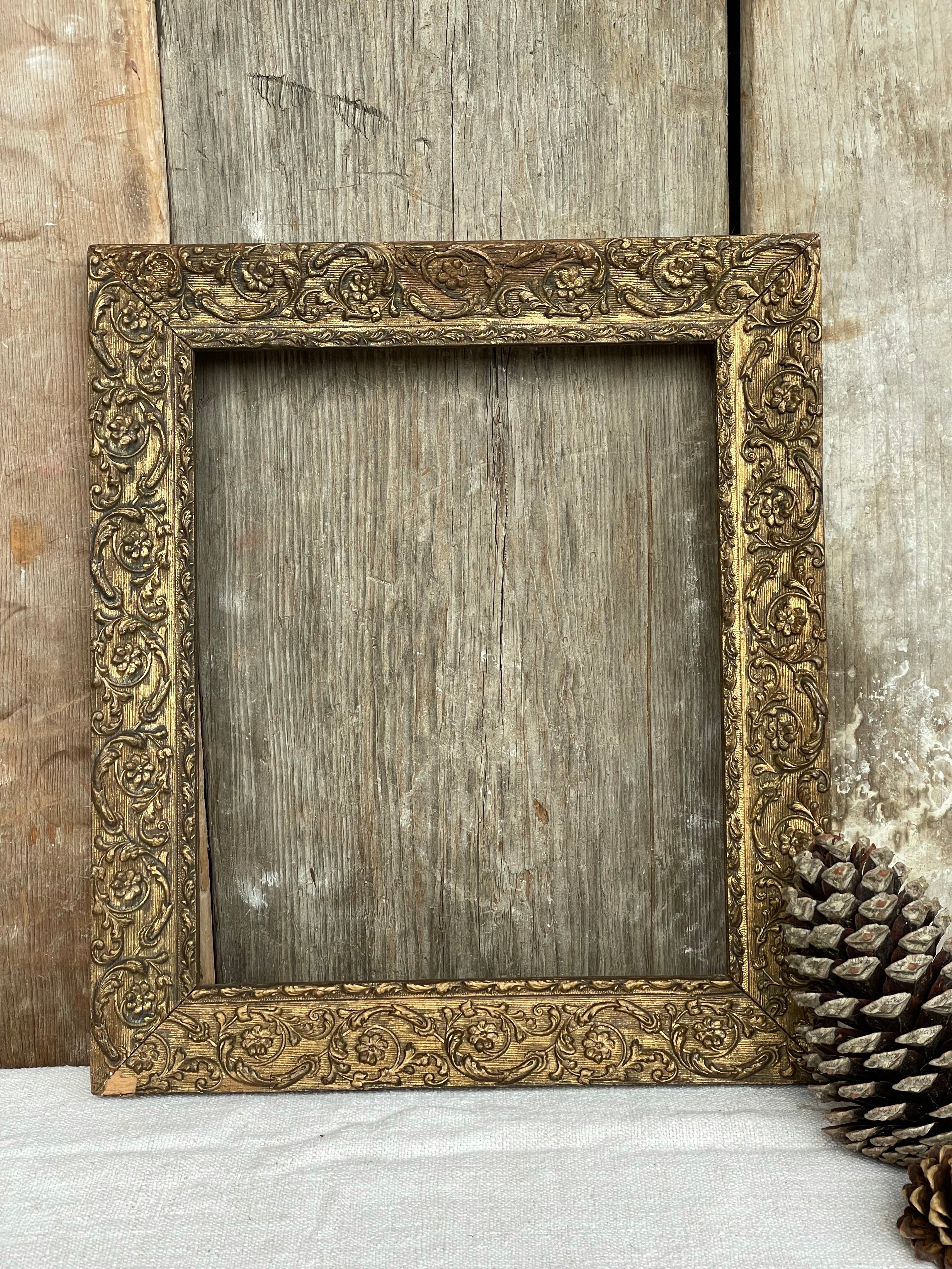 Decorative Carved Gilt Frame