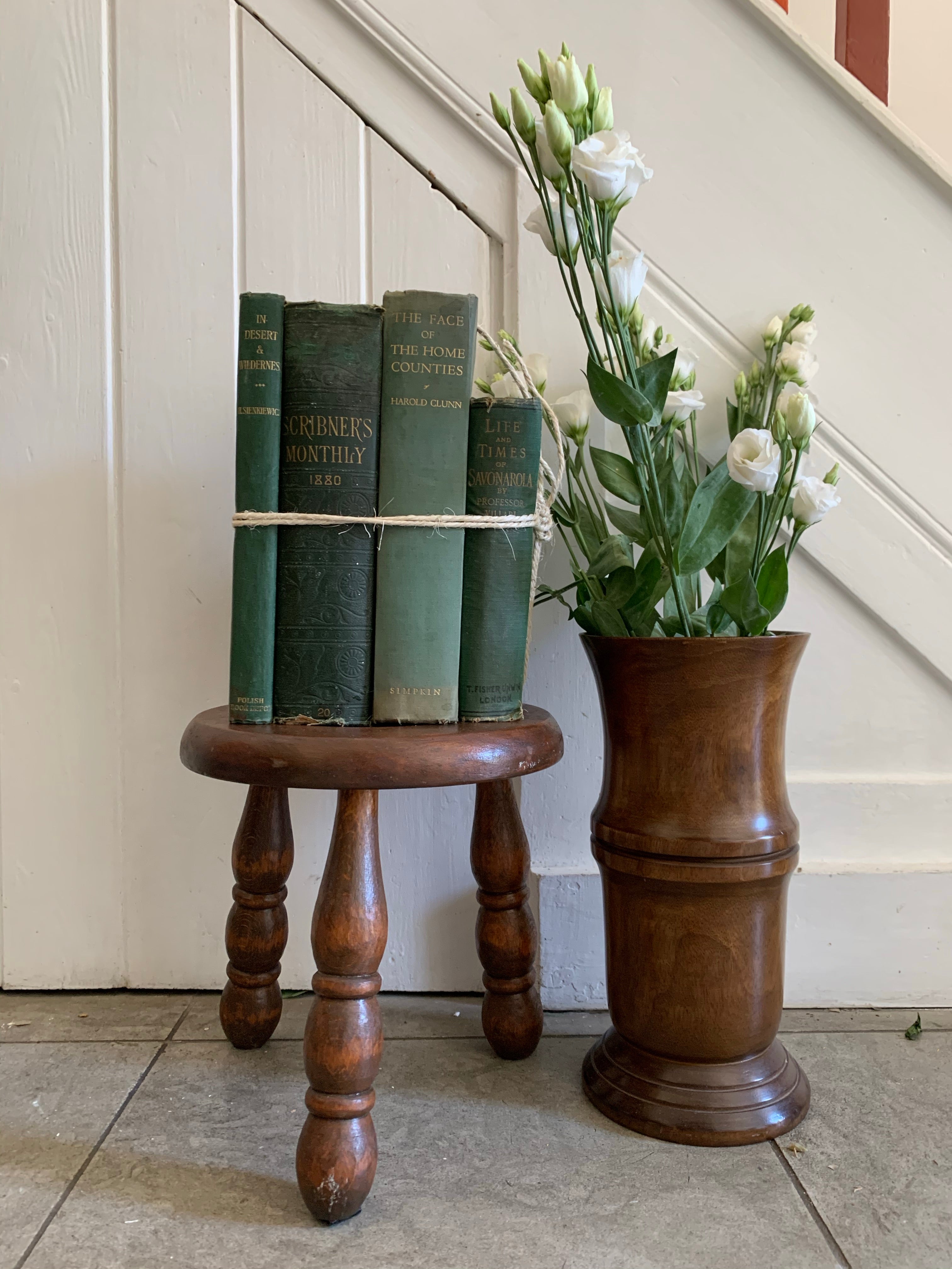 Teeny French Vintage Milking Stool