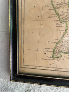 Small 19th Century Framed Map: Germania