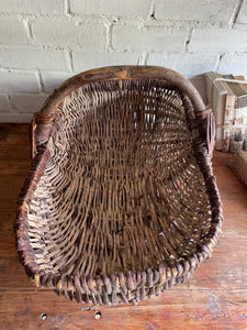 Large French Vintage Basket