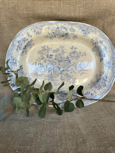 Vintage English Transferware Platter - Large