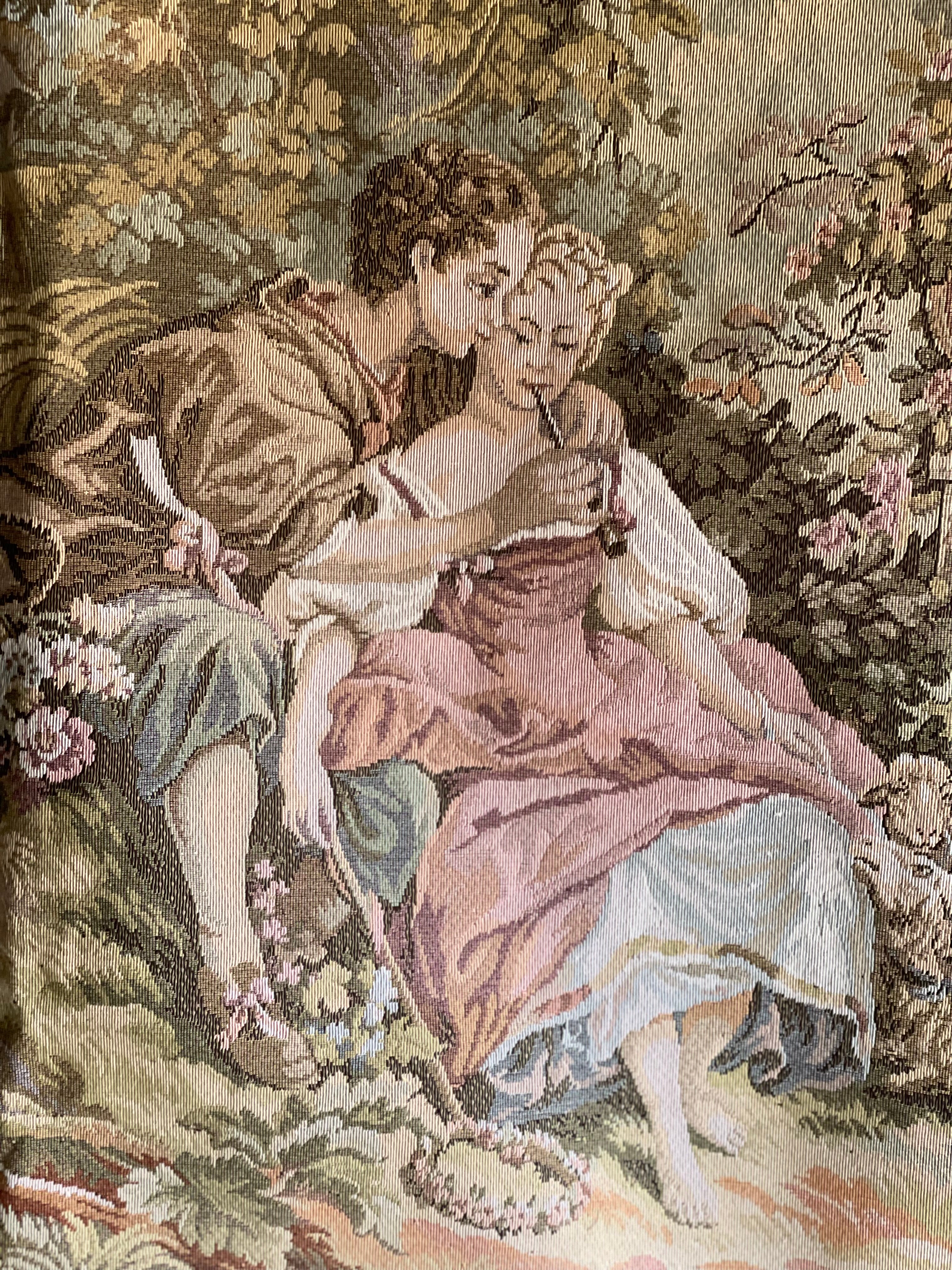 Large French Tapestry - The Lovers