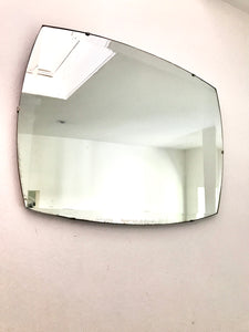 Foxed Vintage Art Deco Mirror