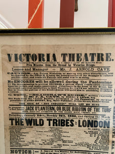 1800s Theatre Poster
