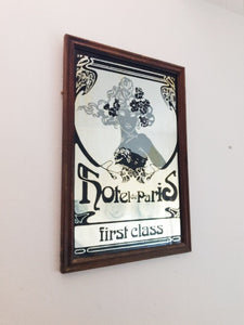 Glass Etching of "Hotel de Paris"