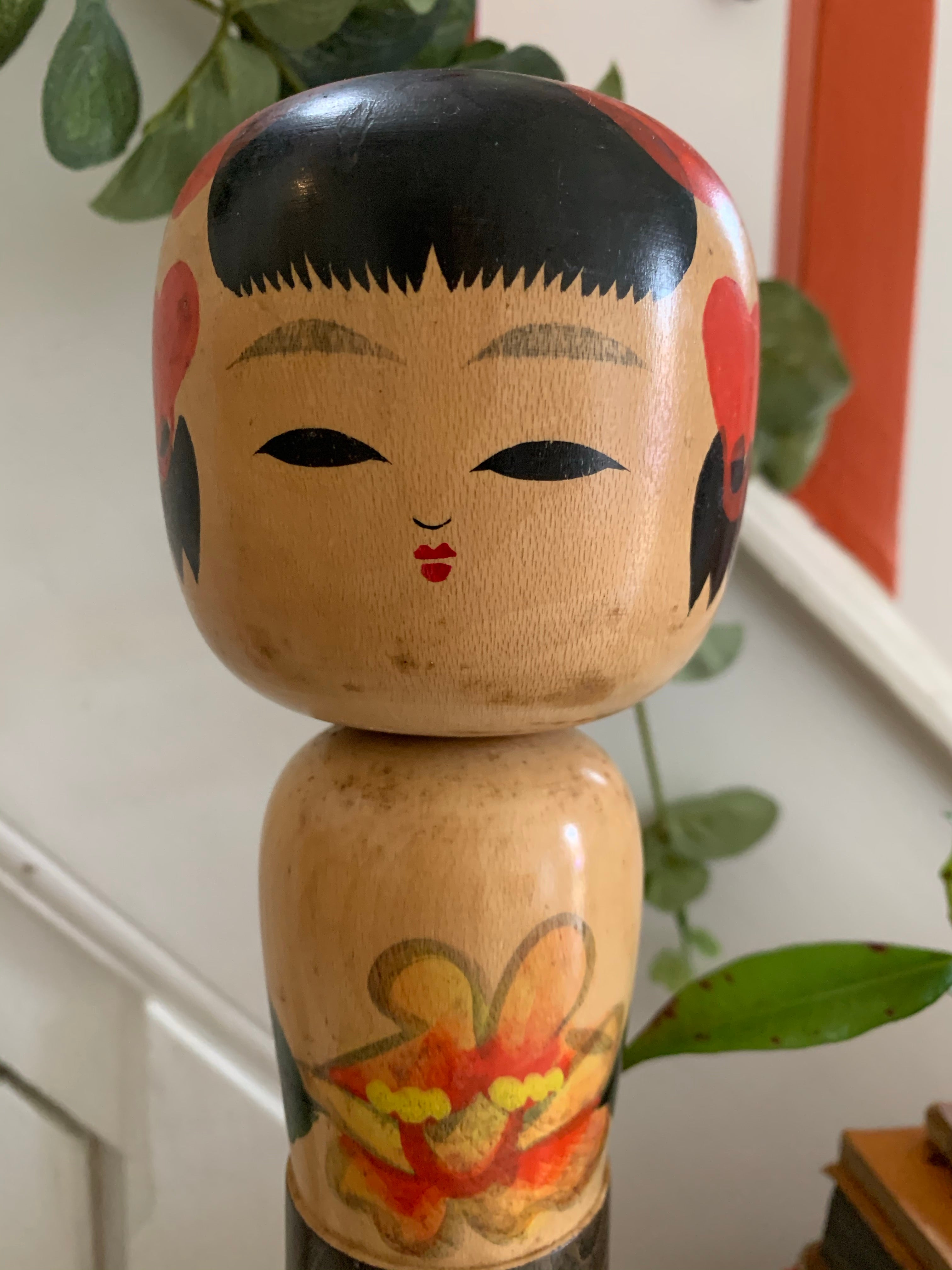Large Vintage Japanese Kokeshi Doll