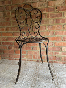 Beautiful Old Wrought Iron Chair