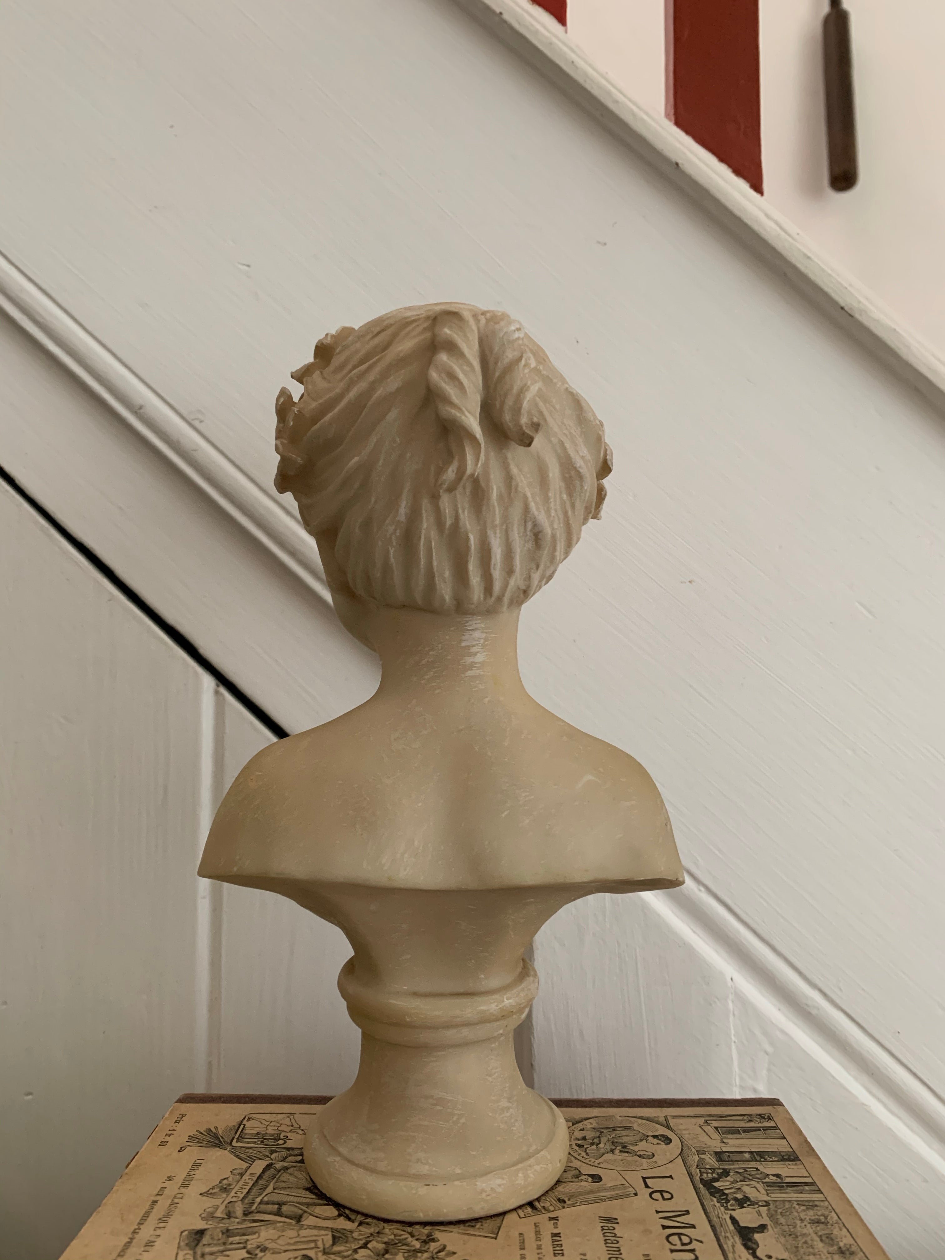 Vintage Resin Bust of a Boy