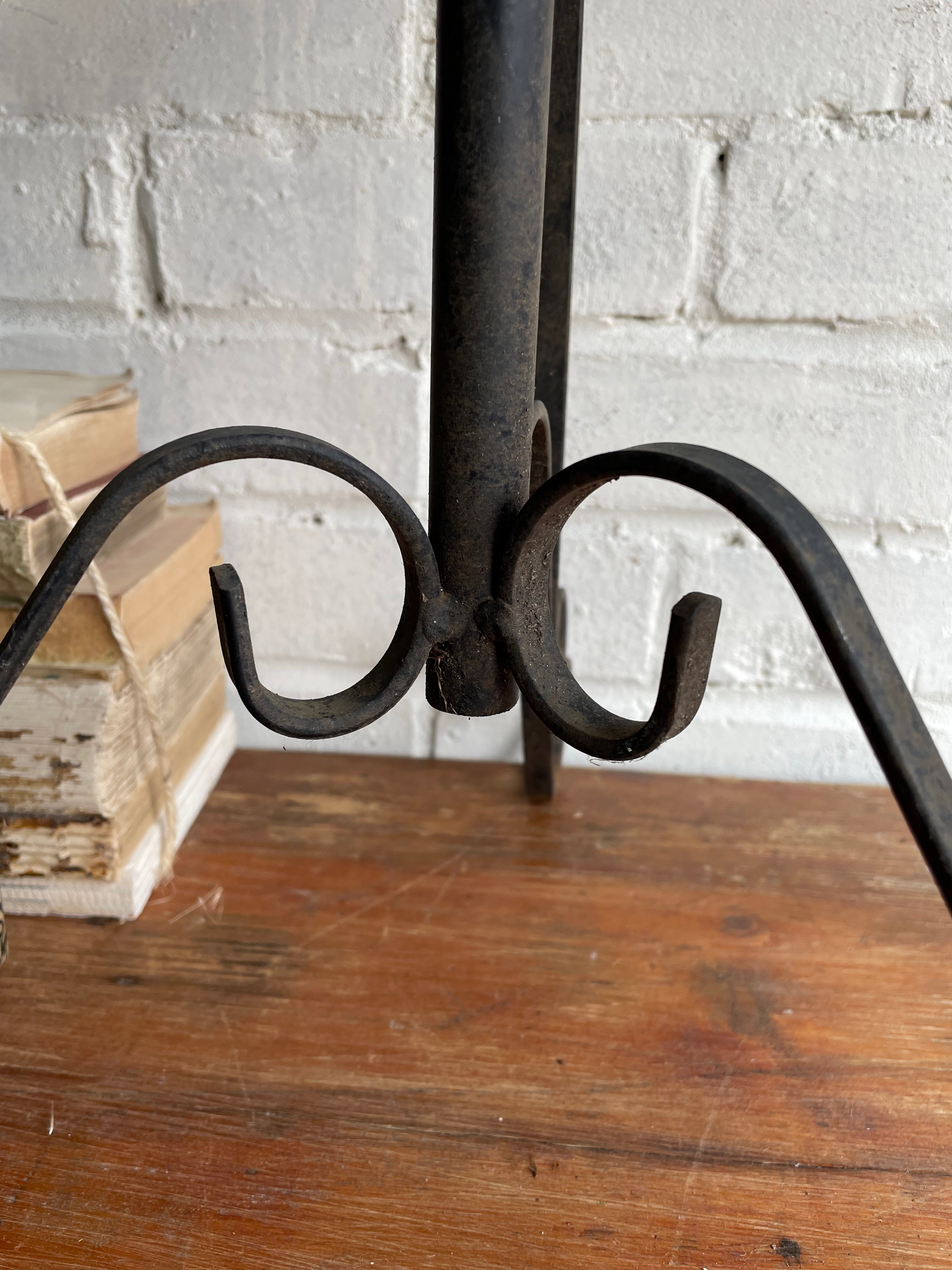 Floor-Standing Ironwork Plant/Candle Stand
