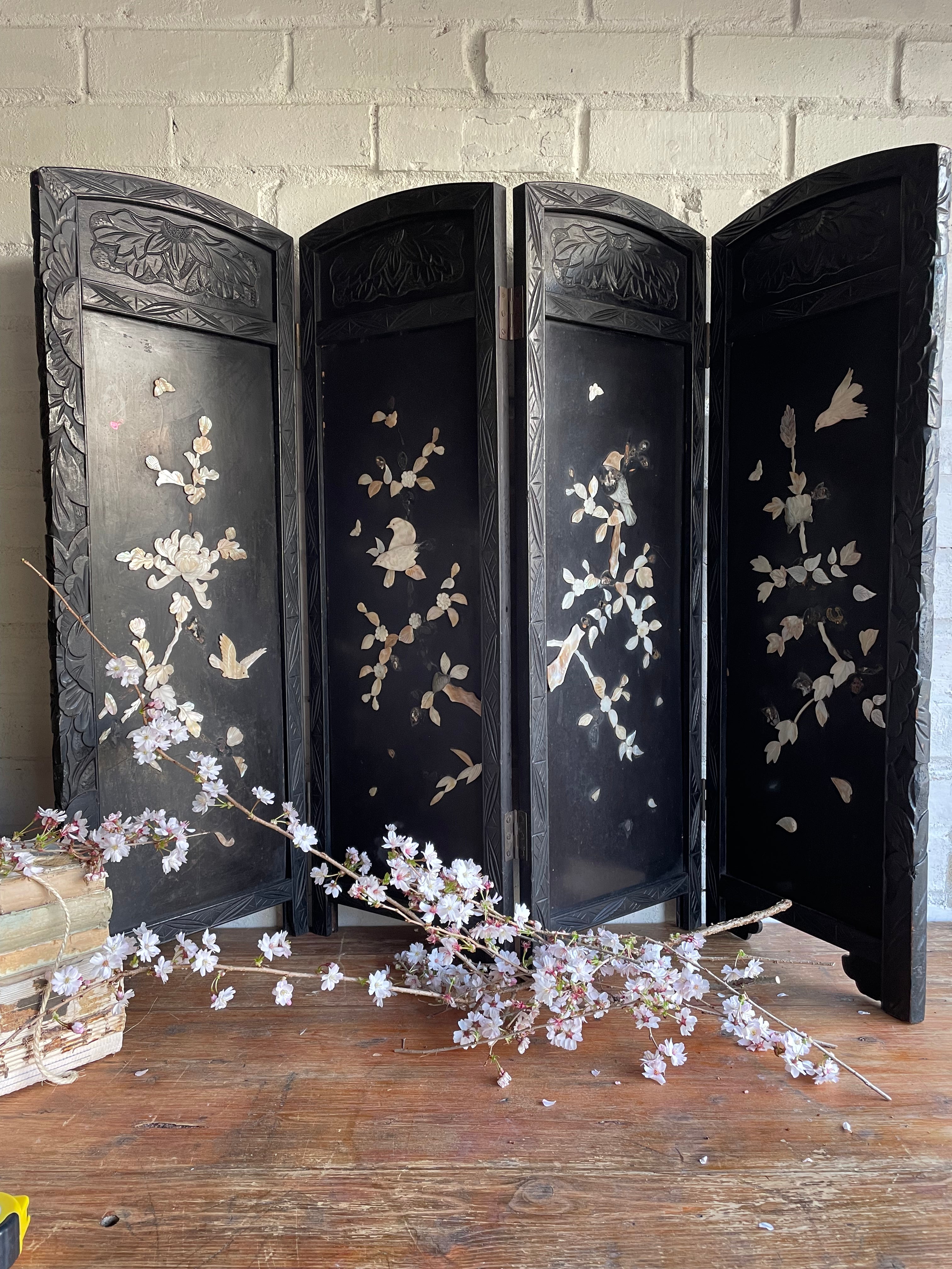 19th Century Small Japanese Screen