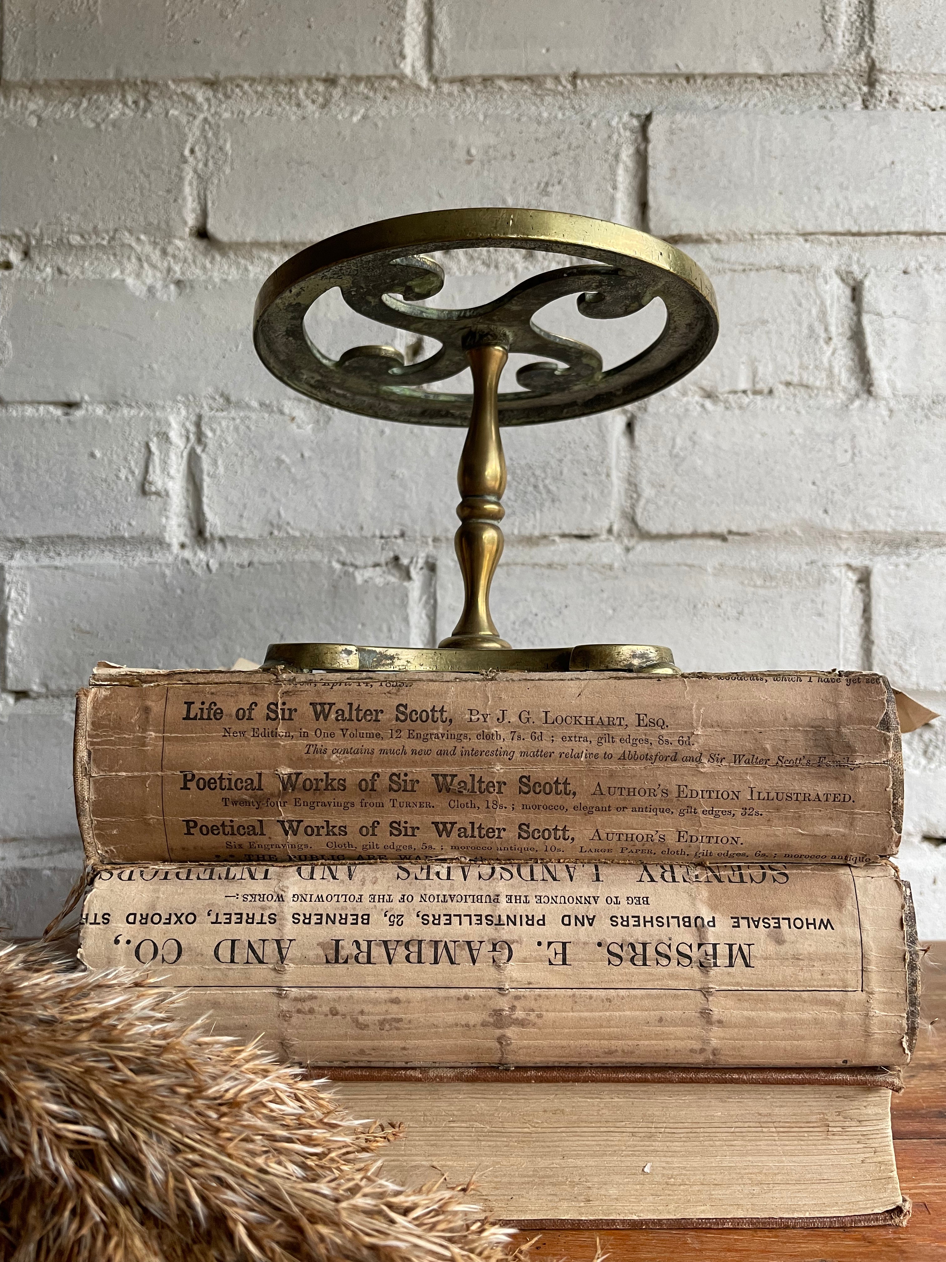Round Brass Trivet