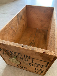 Vintage  Plywood “Danmark” Box