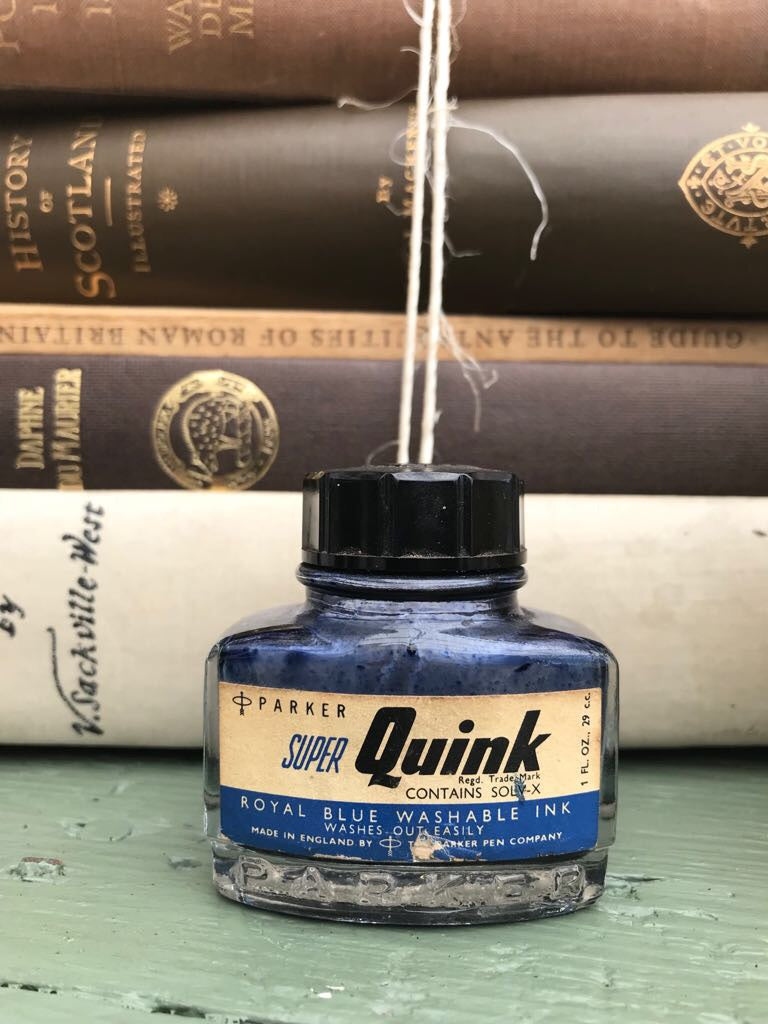 Vintage Ink Bottles - Set of Three