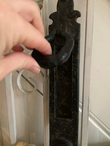 Antique Cast Iron LetterBox Door Knocker