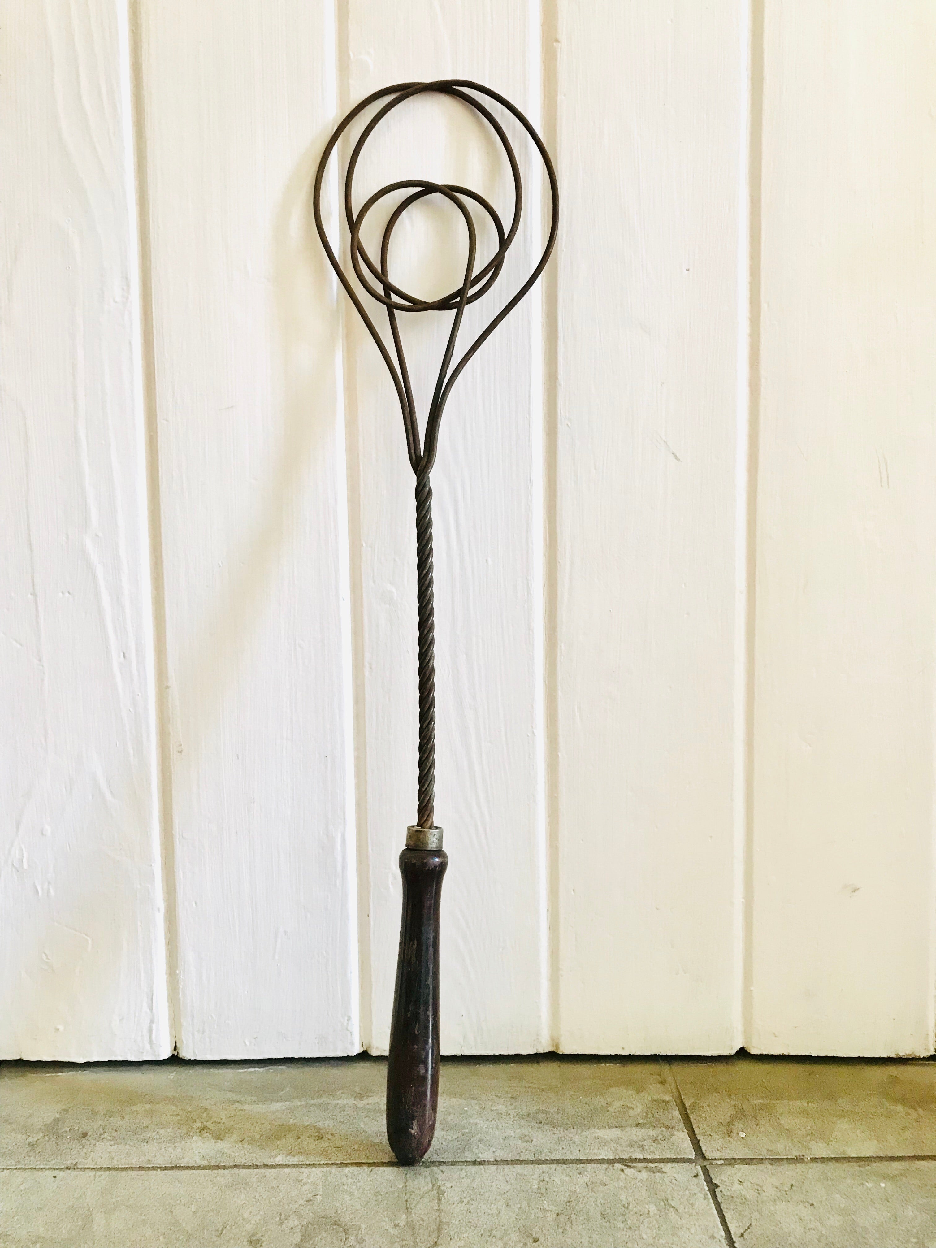 Antique Metal Rug Beater