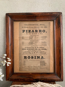1800s Theatre Poster
