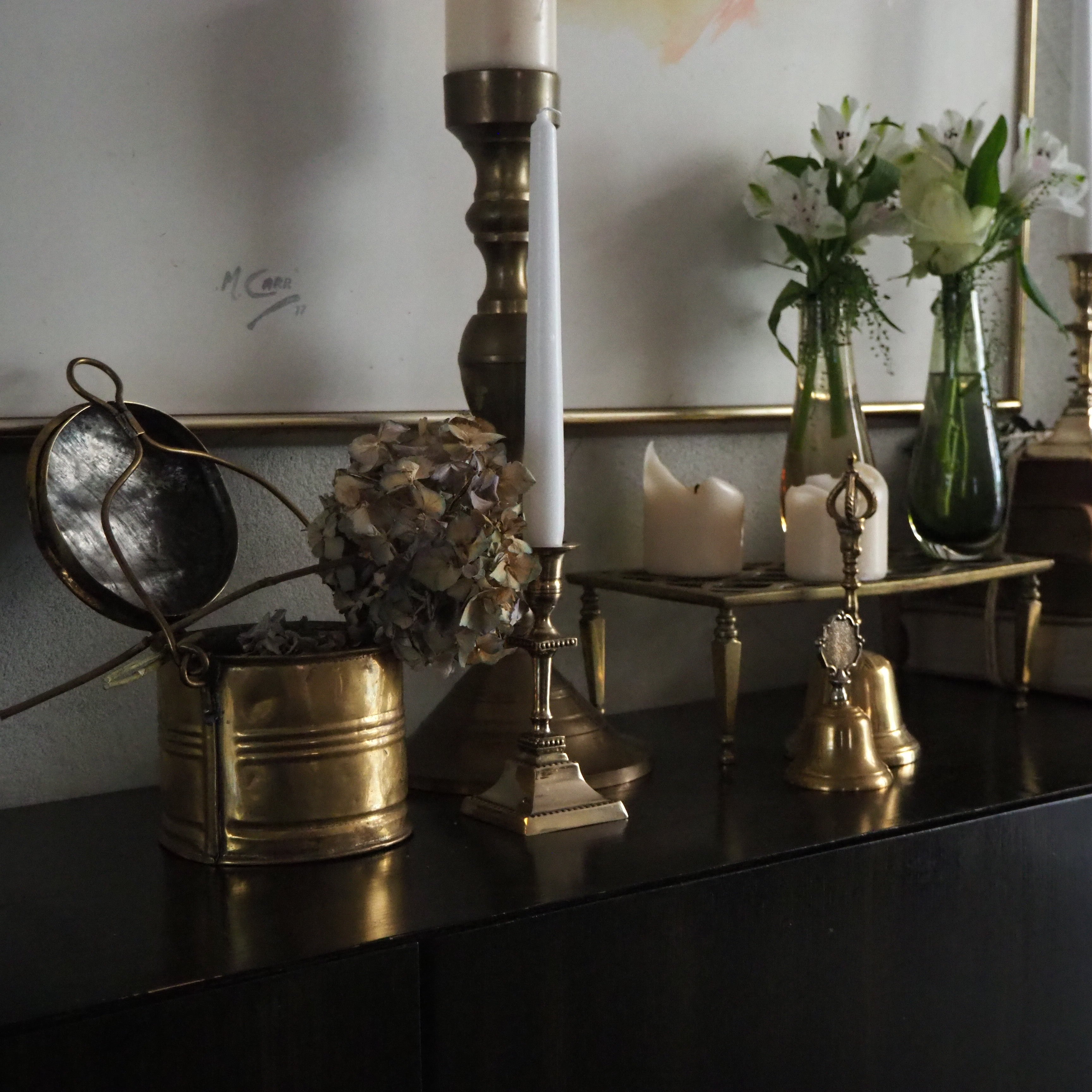 Brass Standing Trivet