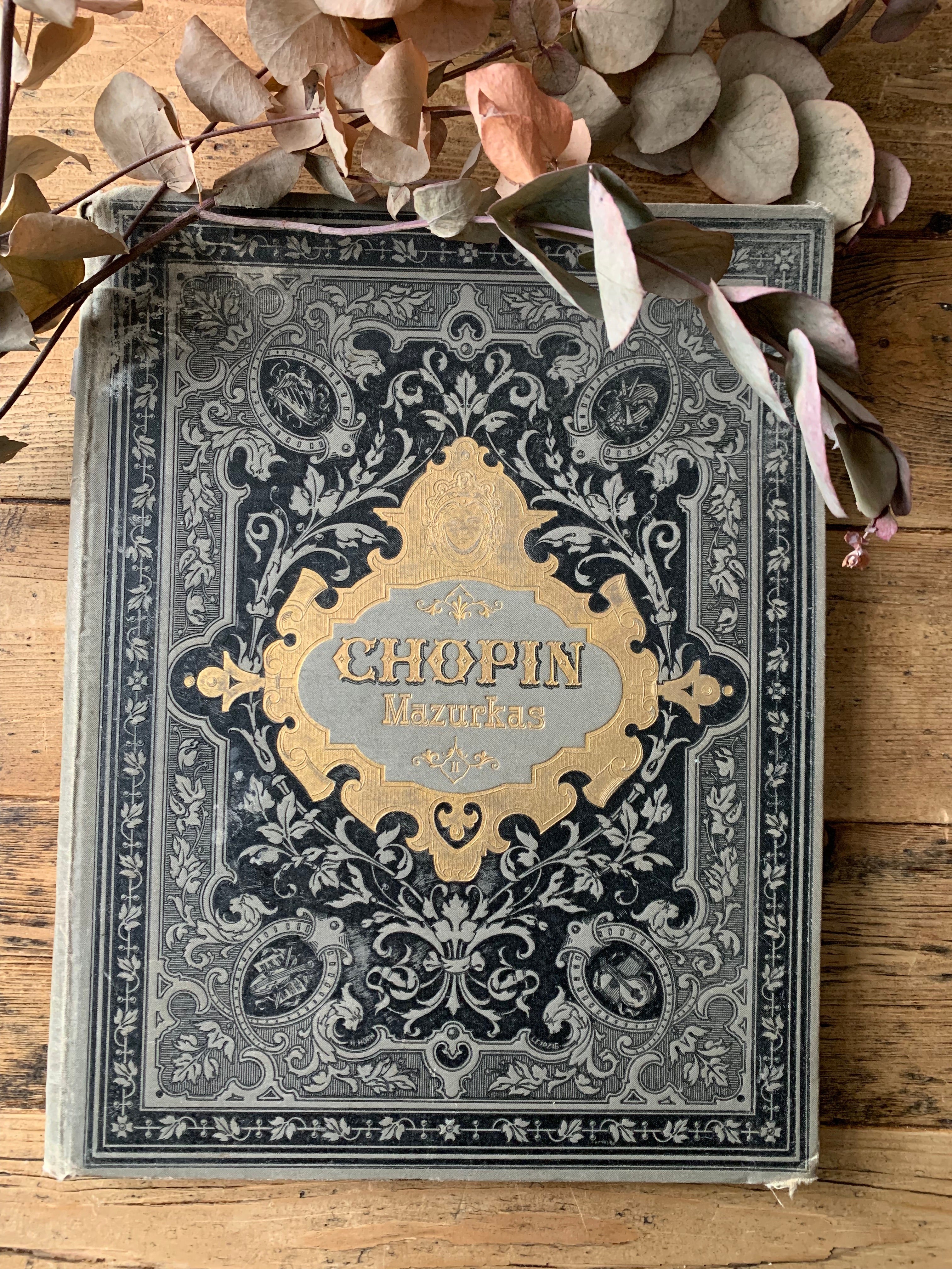 Chopin Mazurkas Book with Embossed Cover
