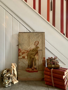 Tapestry on Board of a Classical Lady