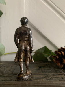 Little English Pewter Figure - Man with Hammer