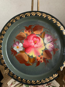 Small Vintage Toileware Plate 1