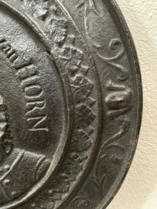 19th Century Cast Iron Plaque