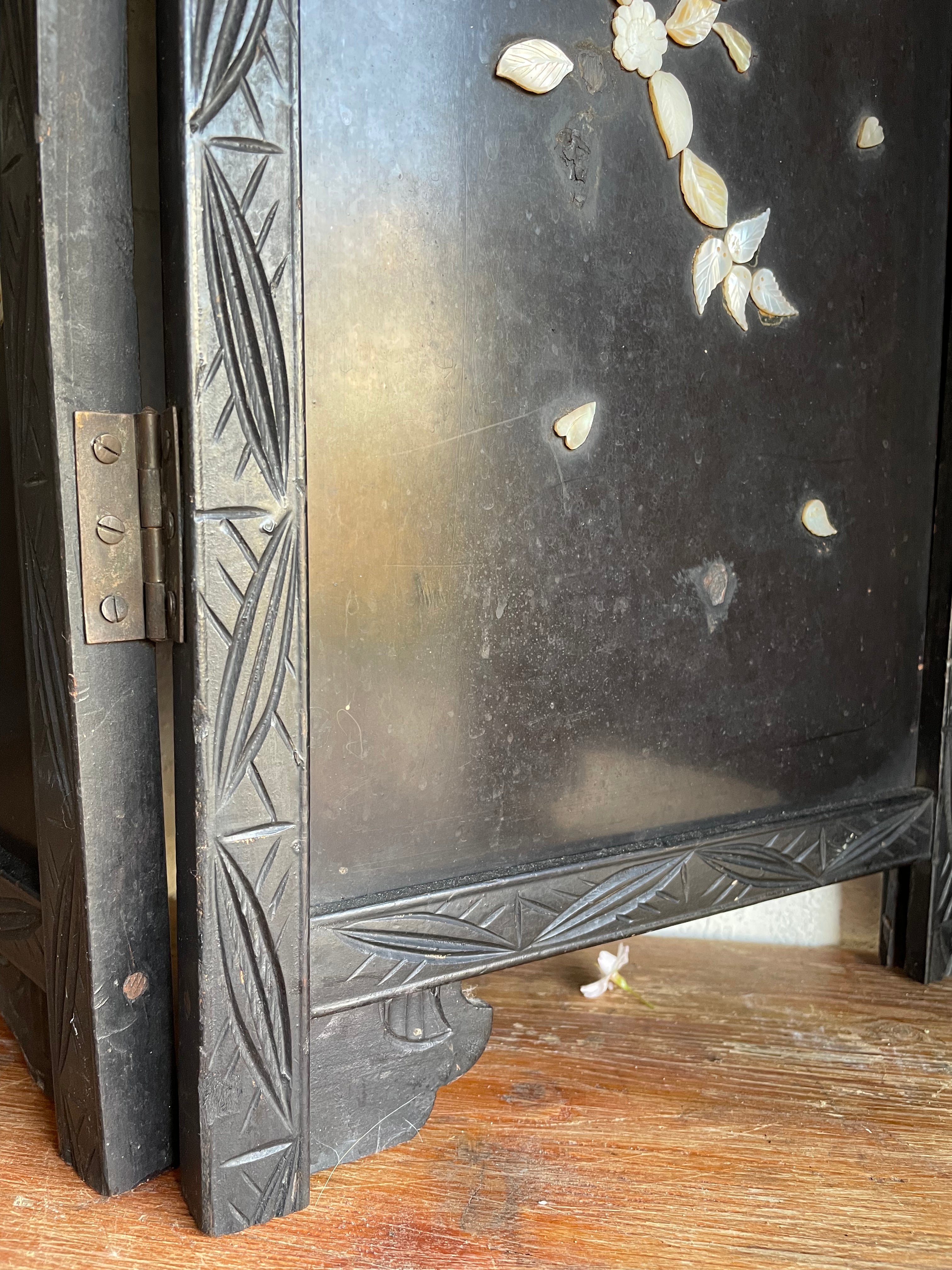 19th Century Small Japanese Screen