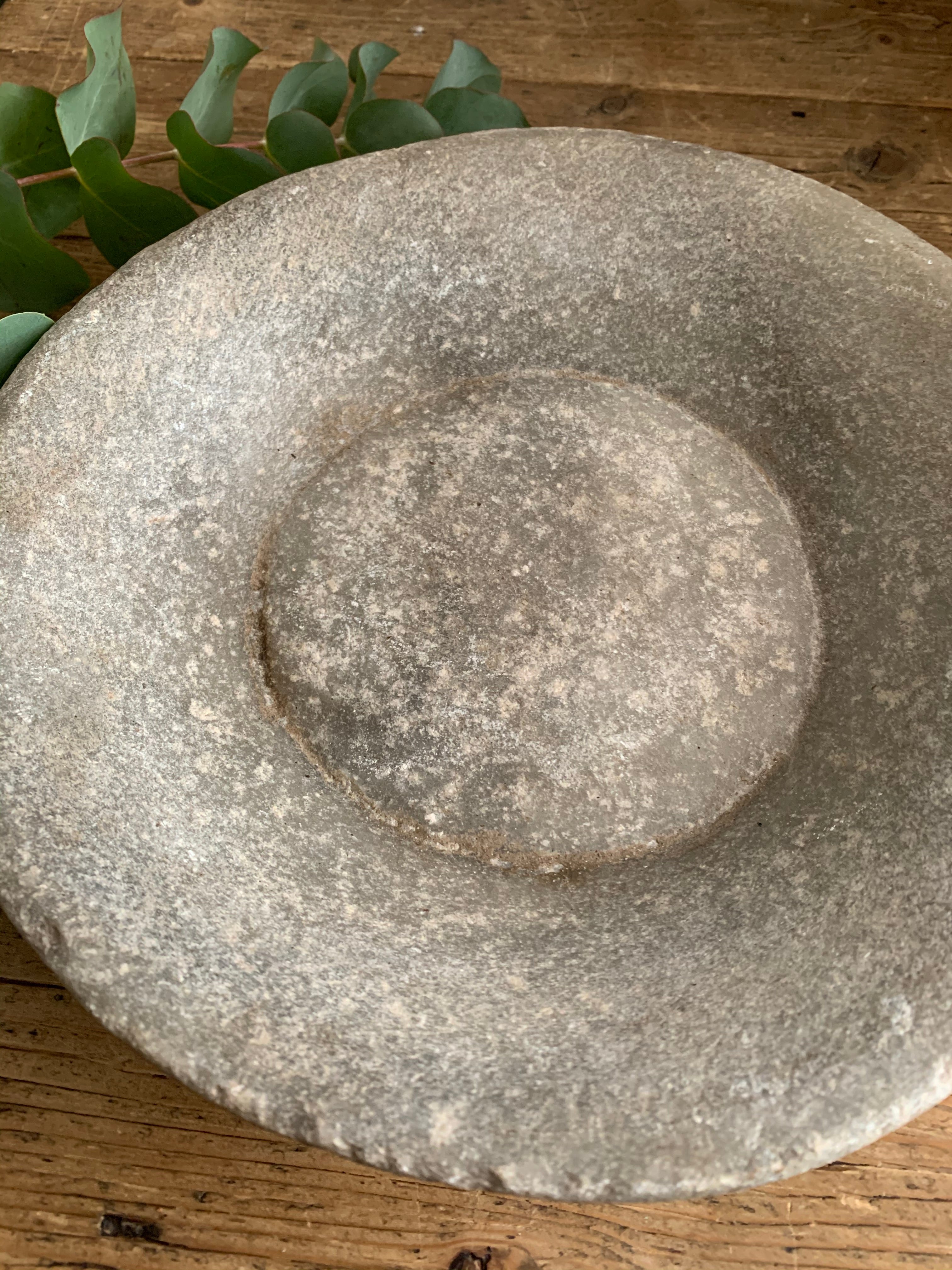 Antique Marble Stone  Bowl 1