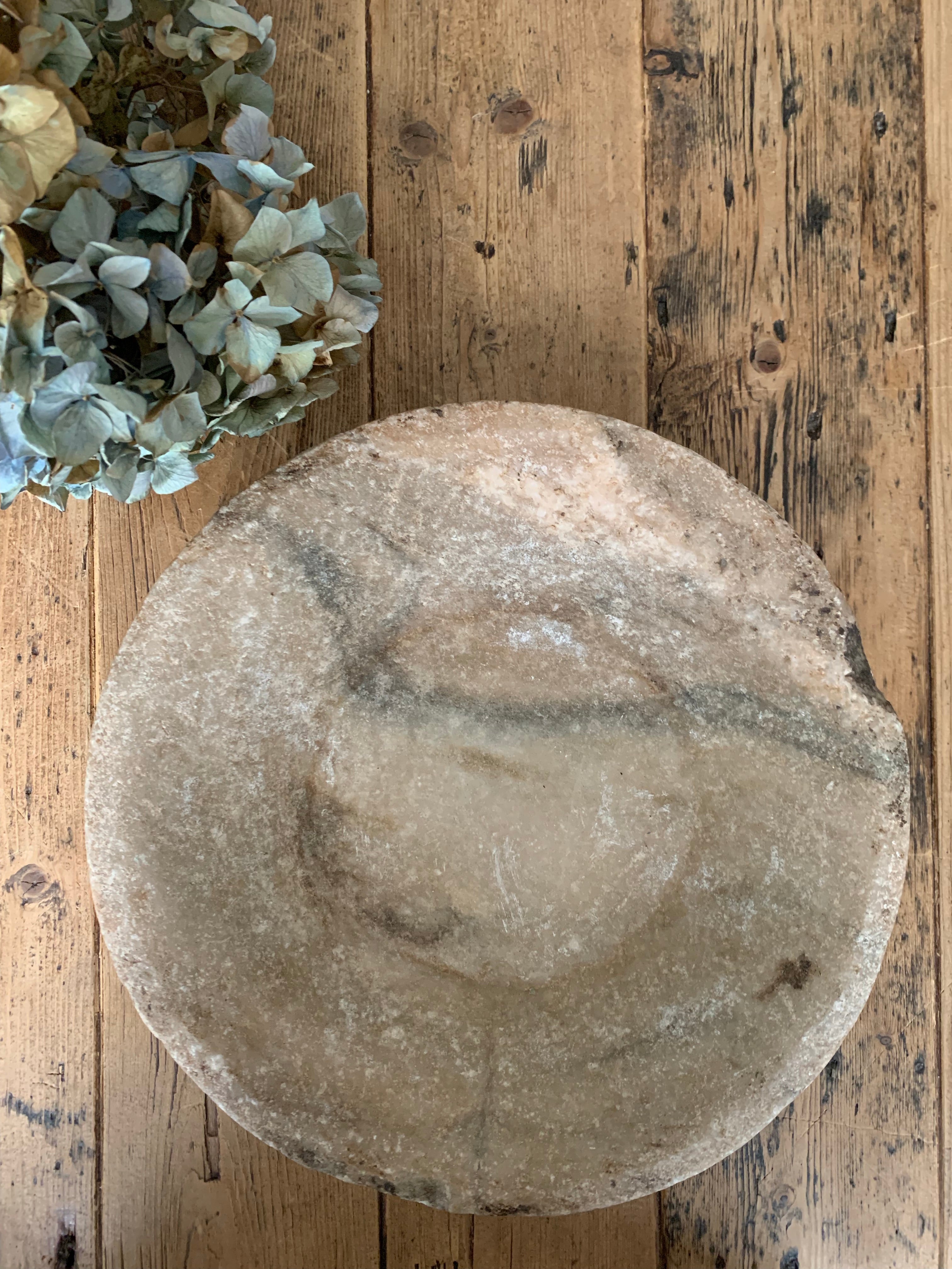 Antique Marble Stone Bowl 2