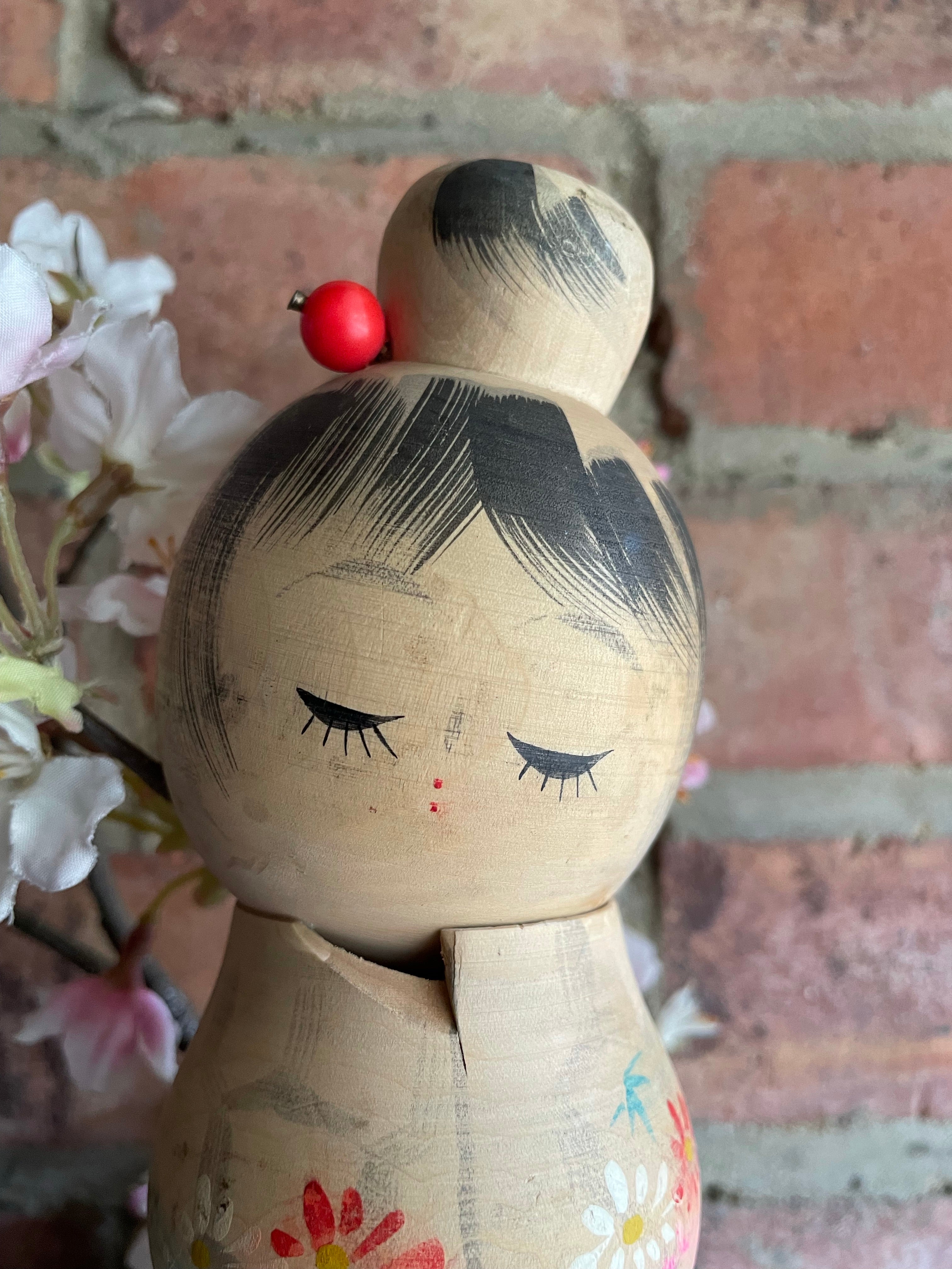 Small Vintage Japanese Kokeshi Doll