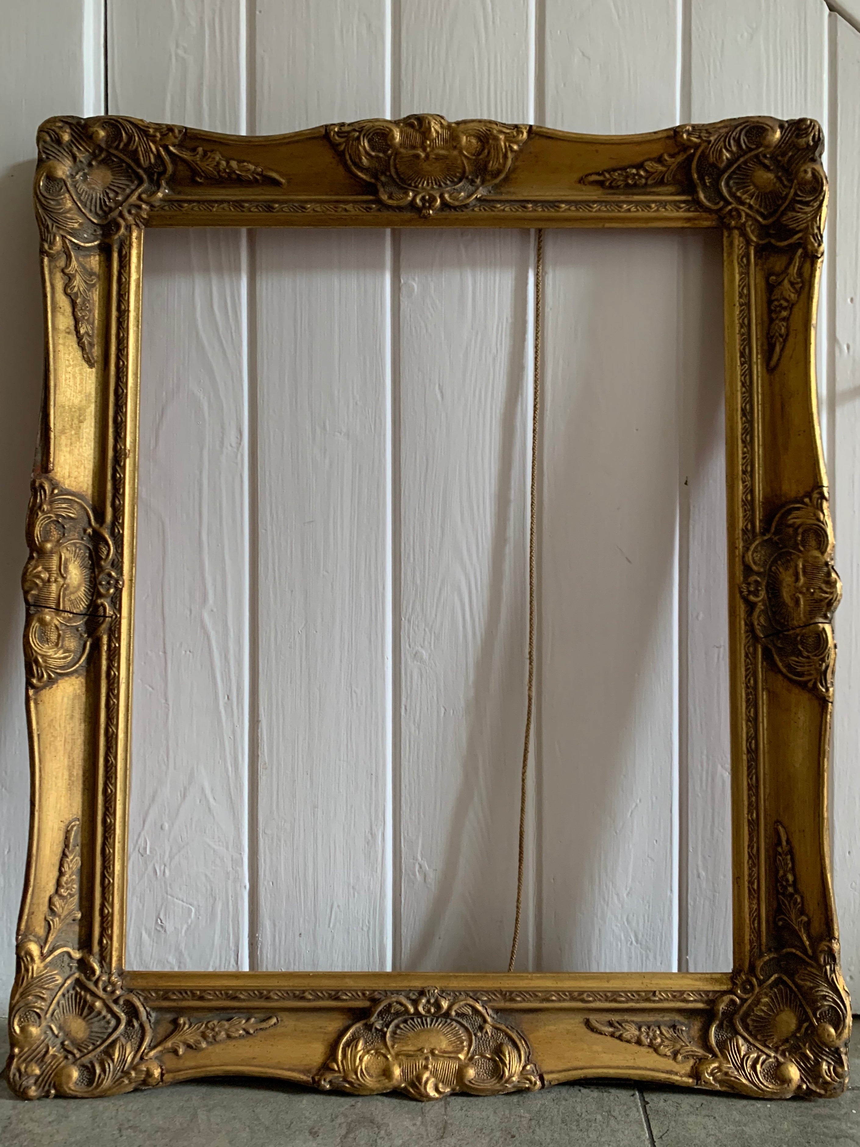 Large decorative gilt frame