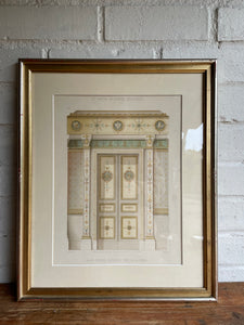 Antique Print No 8 of French Architectural & Ornamental Detail