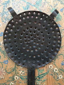 Medium Antique Iron Pan/Chestnut Burner