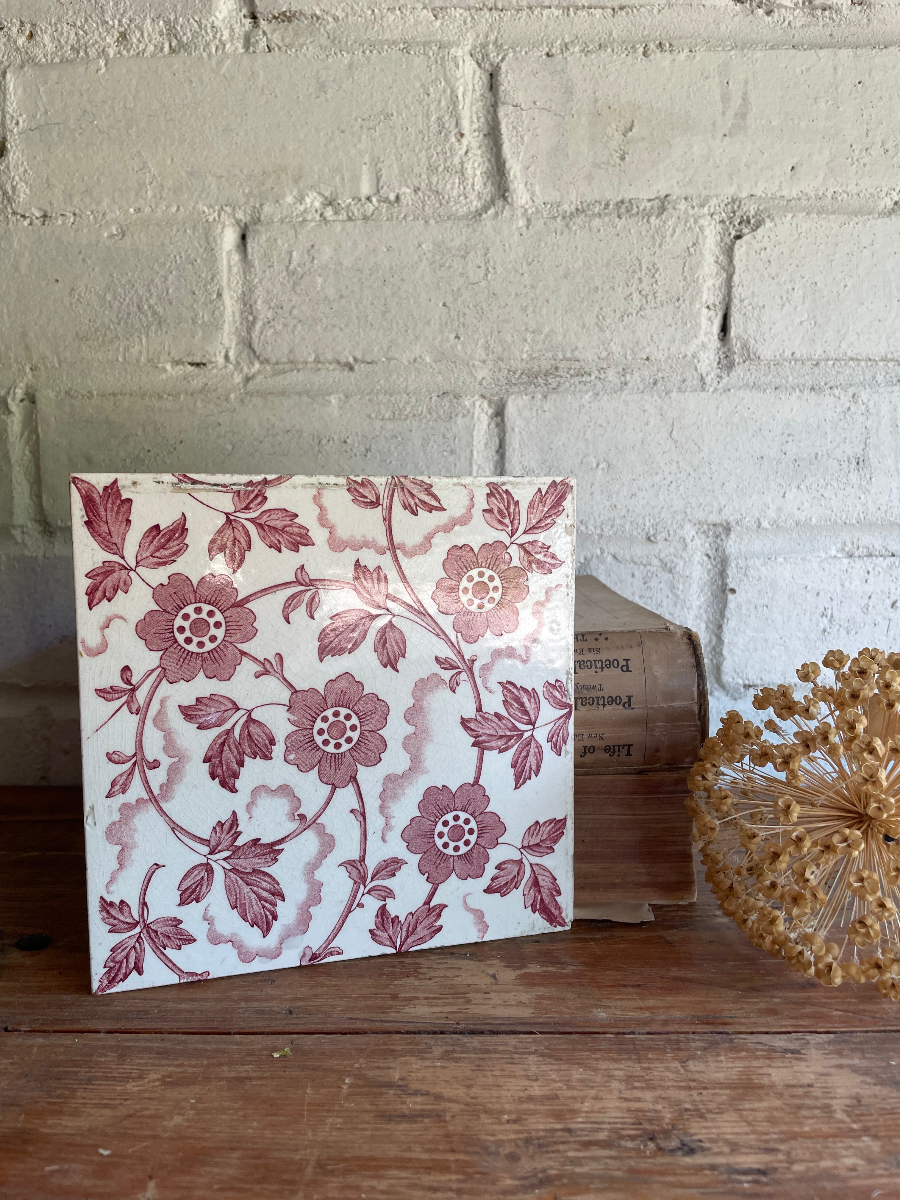 Victorian Pottery Tile