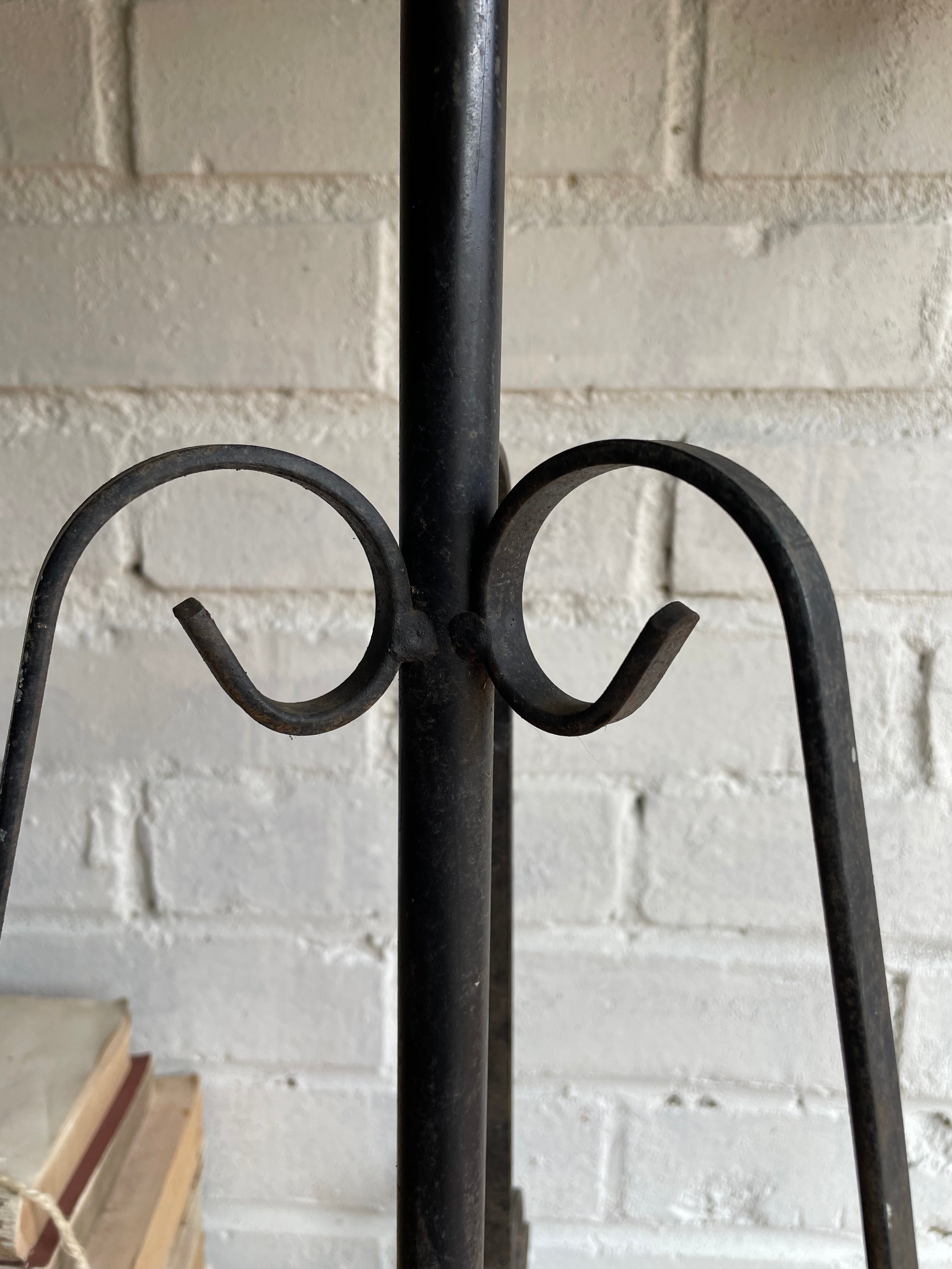 Floor-Standing Ironwork Plant/Candle Stand