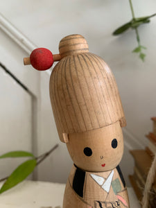 Teeny Vintage Japanese Kokeshi Doll