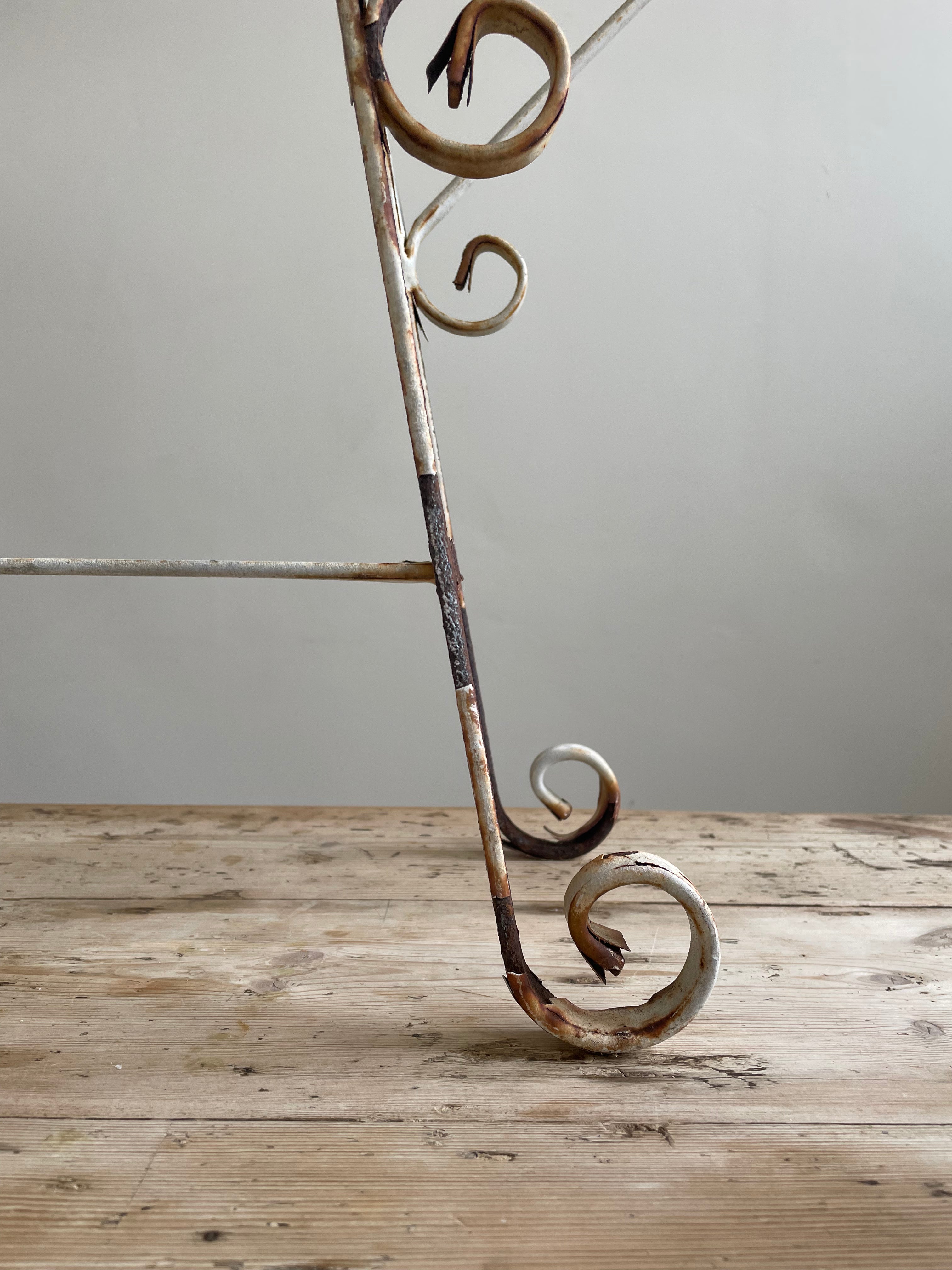 Long Wrought Iron Plant Stand