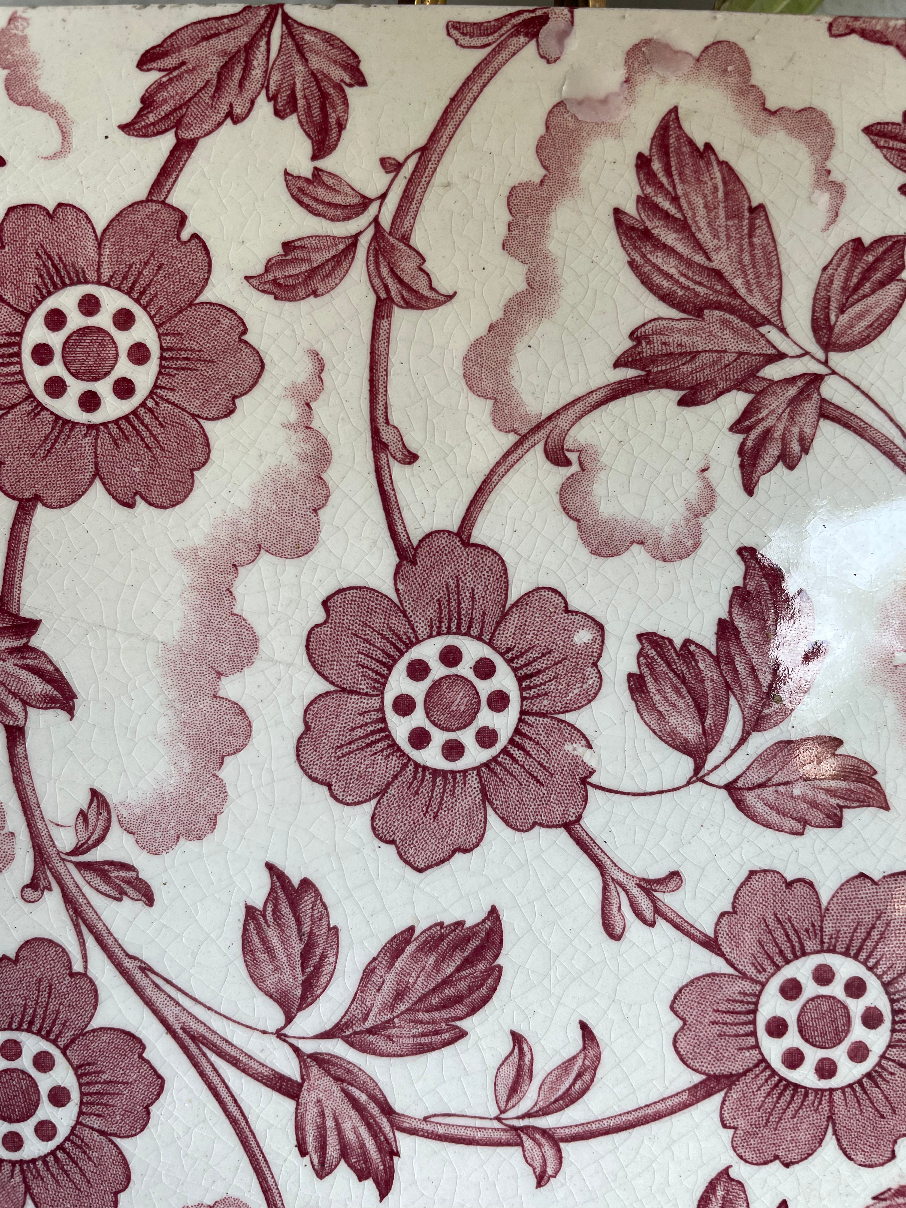 Victorian Pottery Tile