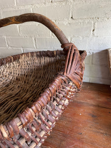 Large French Vintage Basket