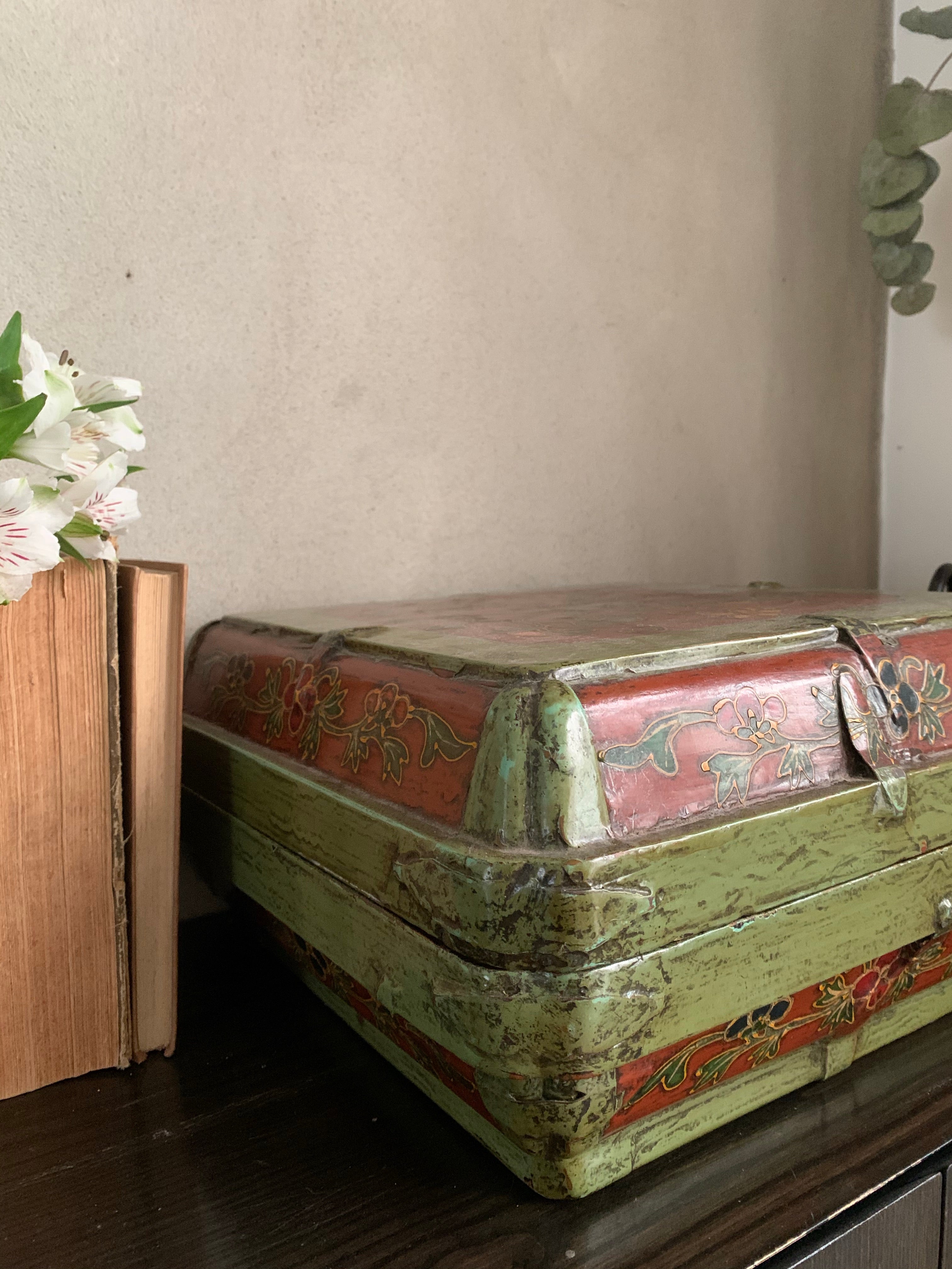 Large Handcrafted Wooden Box