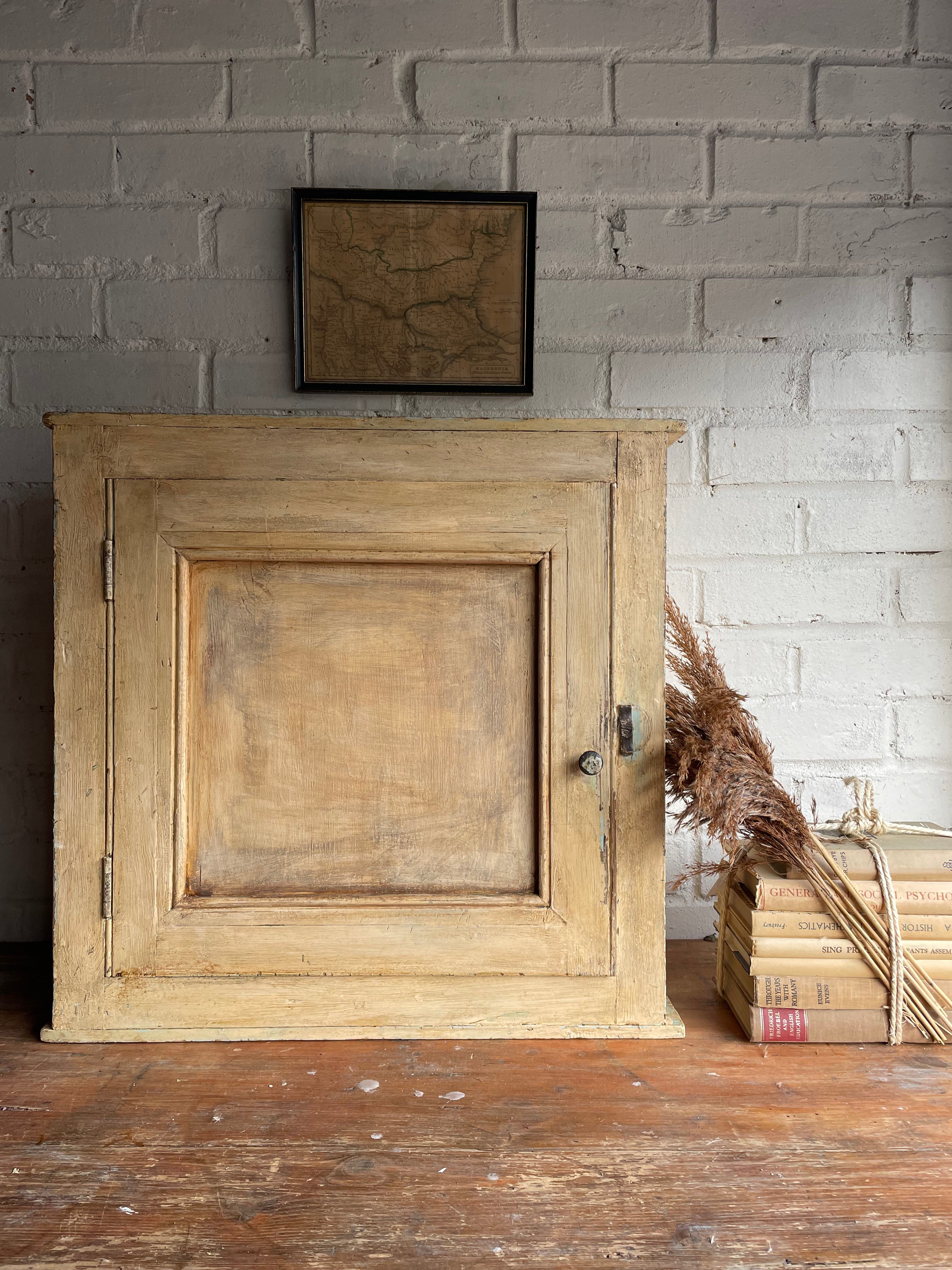 Cabinet/ Small Cupboard with a Rustic Paint Effect