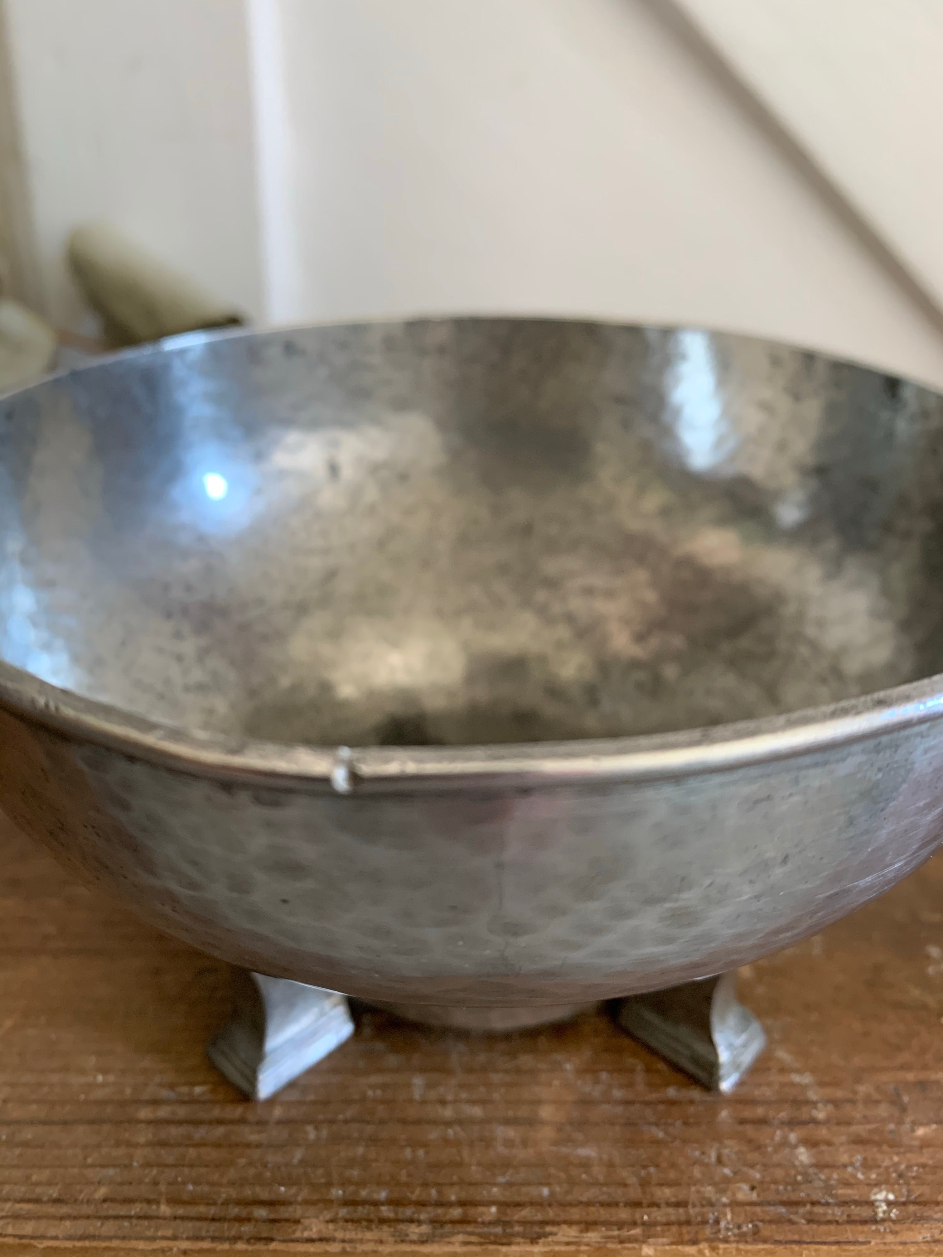 James Dixon & Sons Antique Pewter Milk Jug and Sugar Bowl