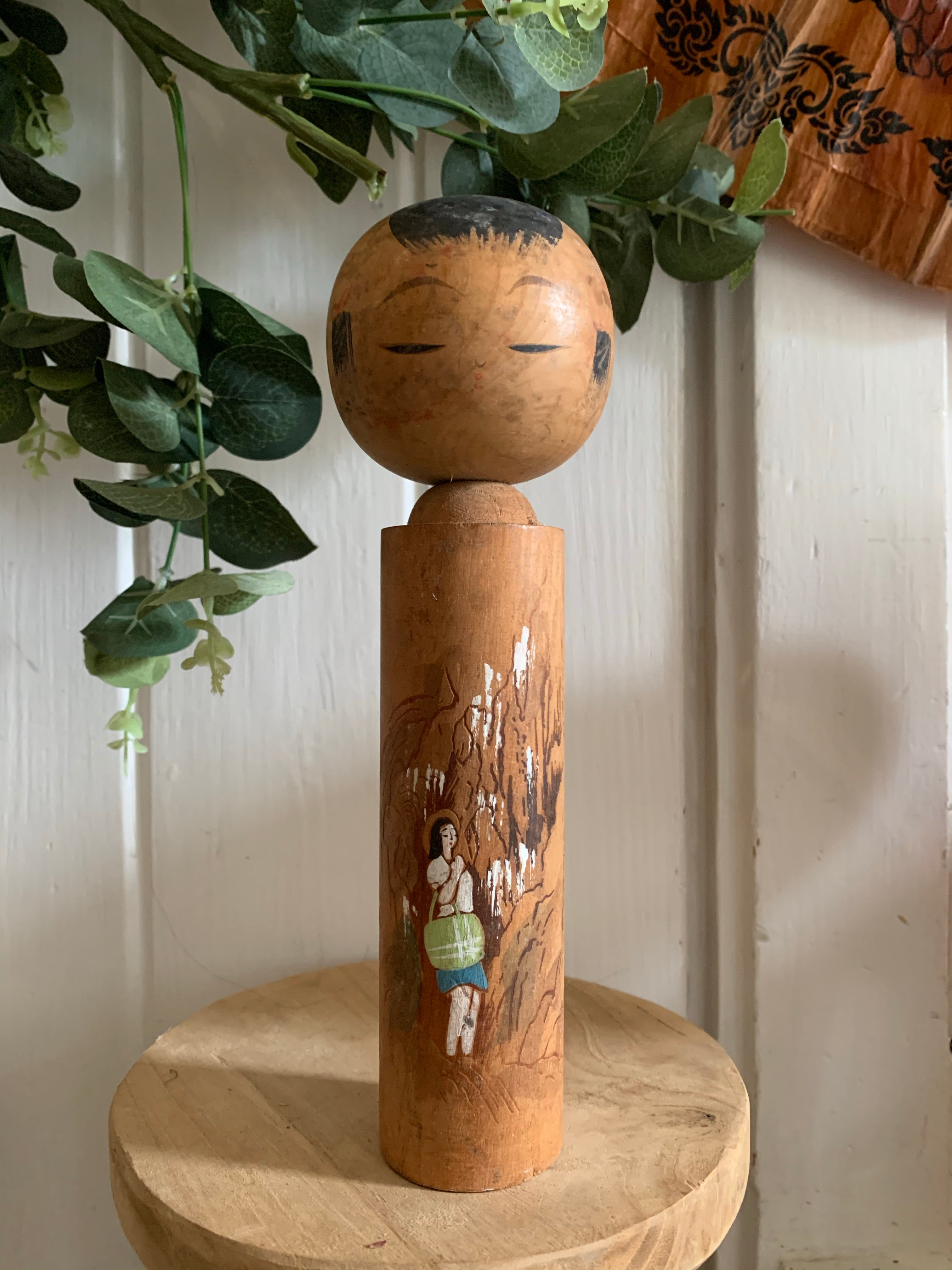 Small Vintage Japanese Kokeshi Doll