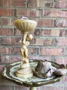 Resin Candleholder/Centrepiece in Classical Style