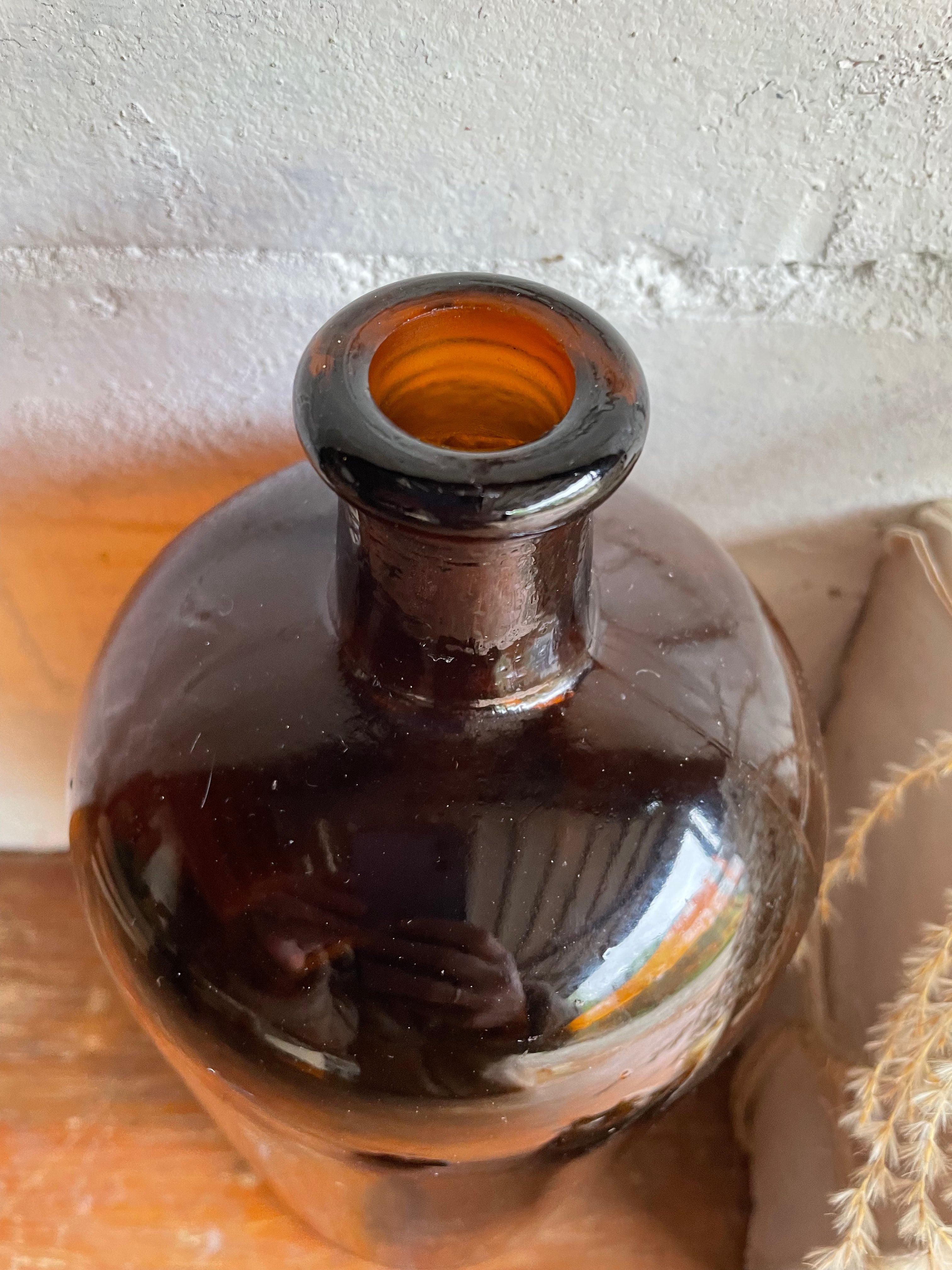 Large Apothecary Bottle with original stopper