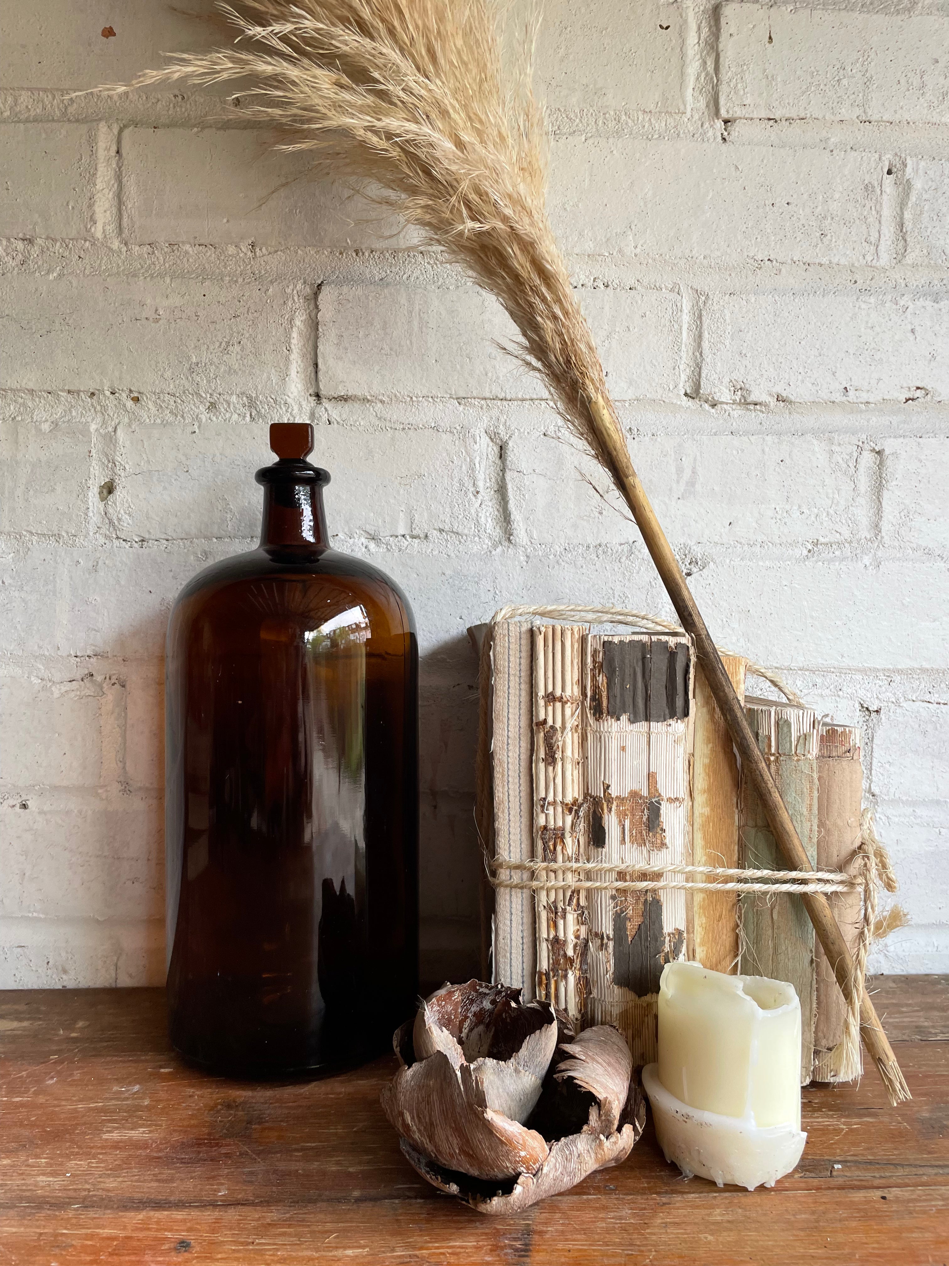 Large Apothecary Bottle with original stopper