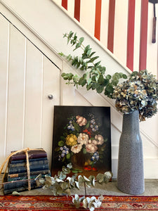 Moody Floral Oil on Canvas