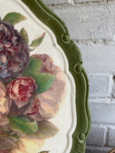 Decorative Floral Tray